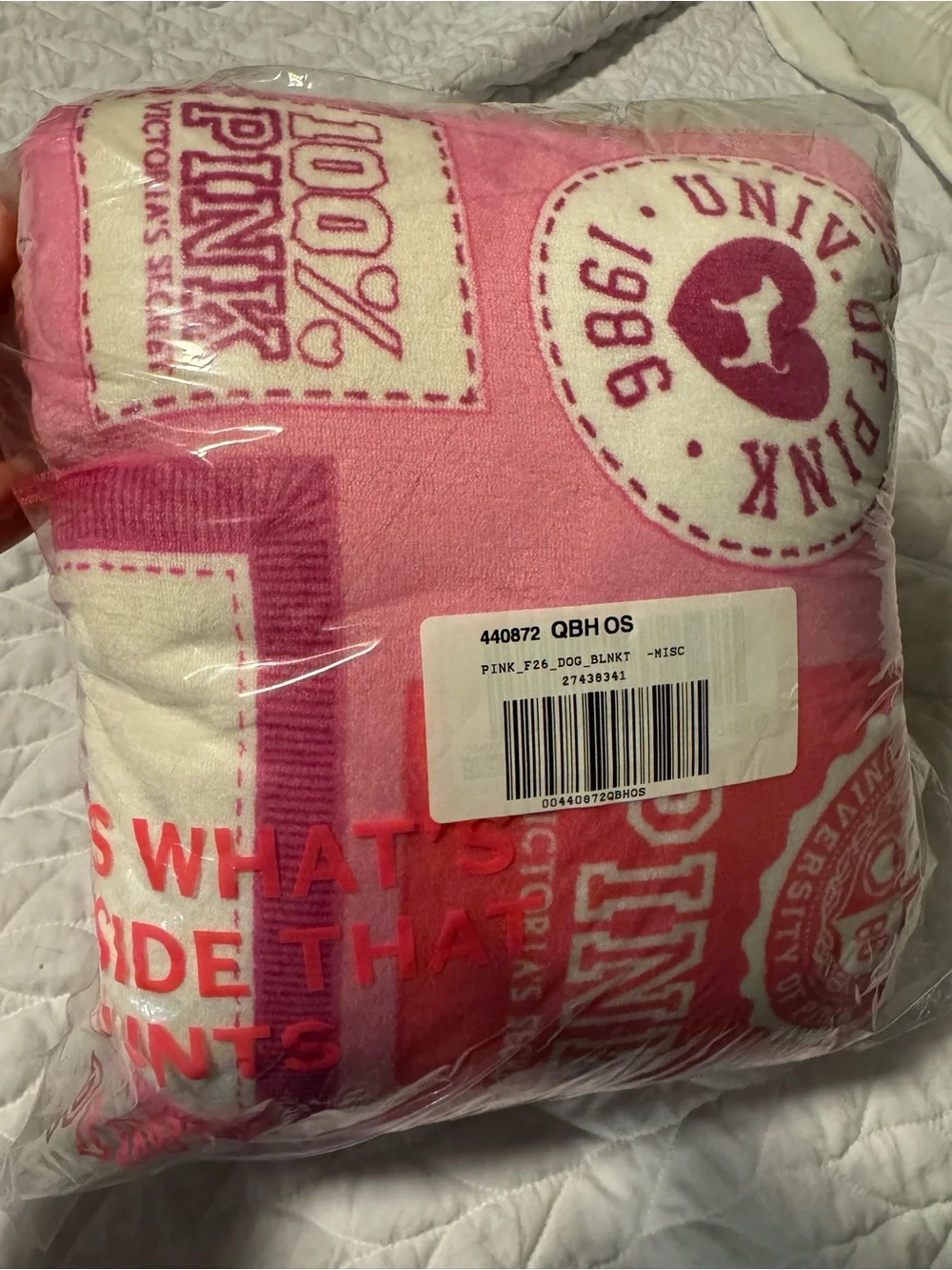 NWT VICTORIA’S SECRET Coxy Blanket + Plush mini dog
